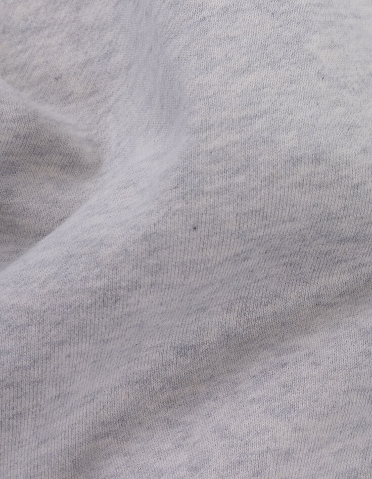 Sweat camionneur gris et kaki passepoil anis garçon-10