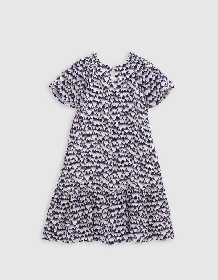 Robe marine LENZING™ ECOVERO™ cœurs fille-6