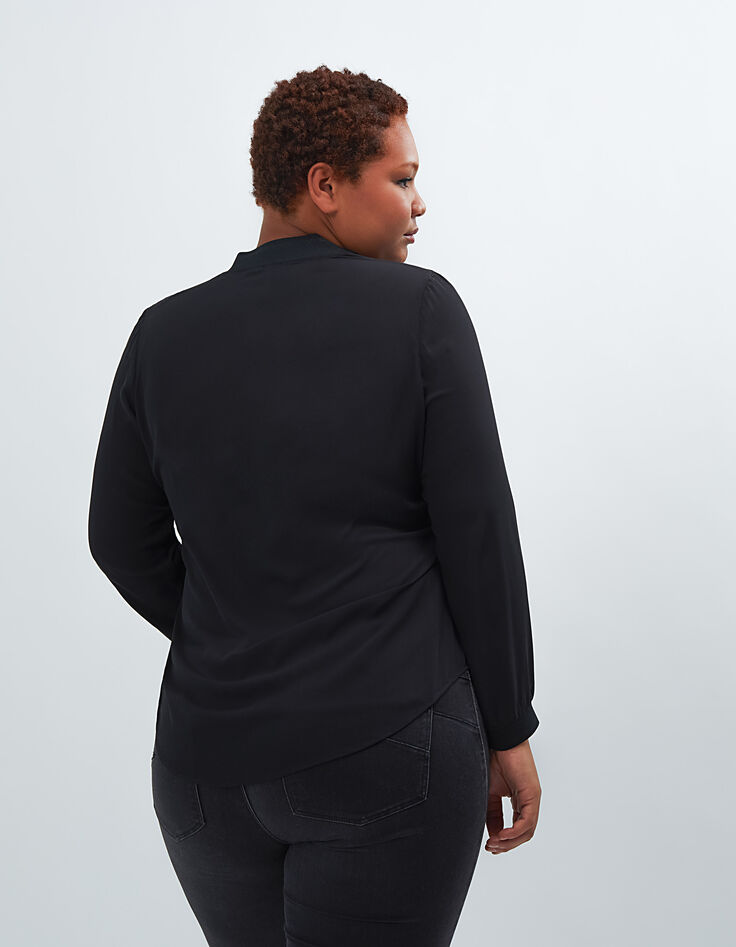 I.Code black flowing studded shirt-3 I.Code black flowing studded shirt-3