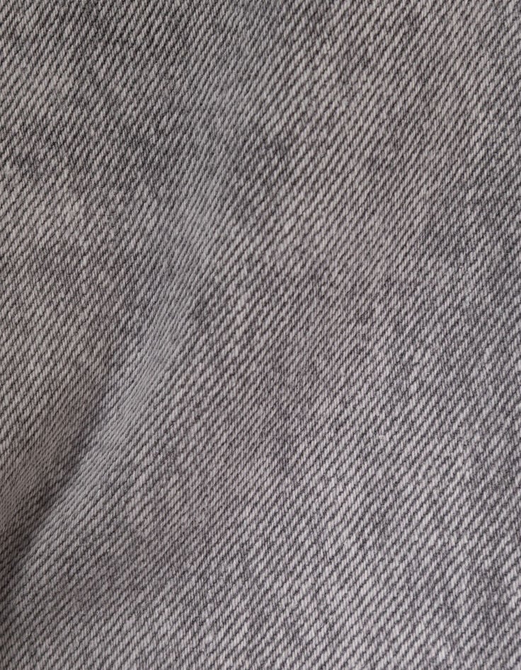 Grau gewaschene Mädchen-Large-Jeans-10 Grau gewaschene Mädchen-Large-Jeans-10