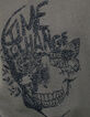 Sudadera con capucha caqui botones hombros calavera mujer-5