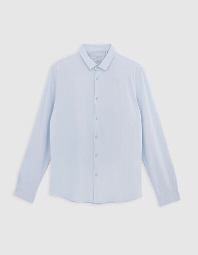 Camisa REGULAR azul cielo punto ABSOLUTE DRY hombre - IKKS