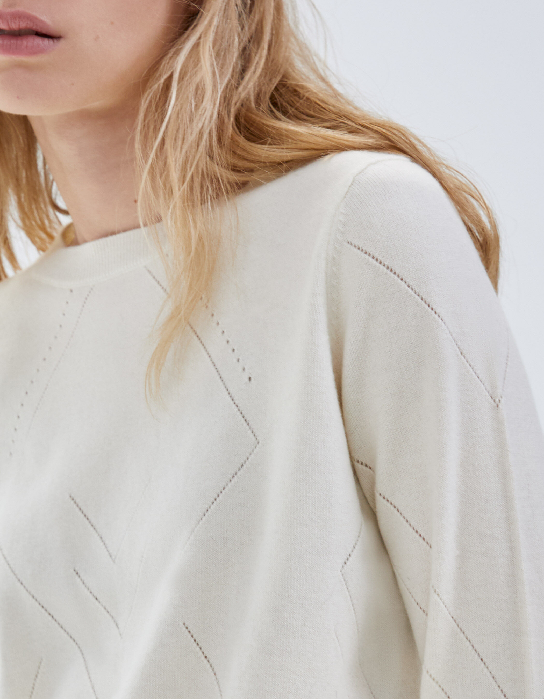 Pull ecru femme new arrivals