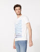 Camiseta blanca IKKS BETTER con botellas Hombre-2