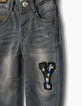 Baby boys' grey jeans -3
