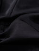 Pantalon large noir polyester recyclé taille élastiquée Femme-6