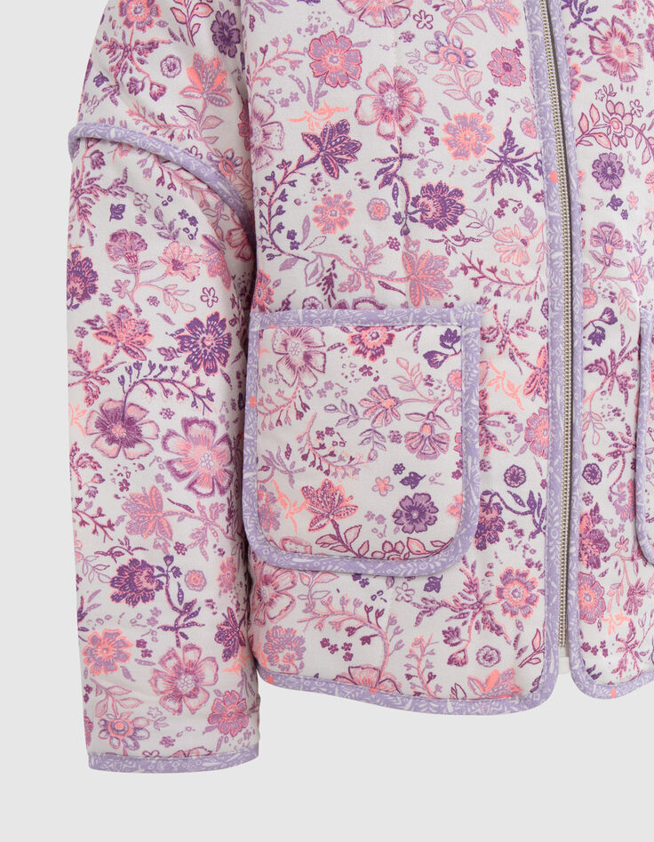 Chaqueta blanco roto flores parma niña-6