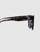 Dunkelbraune Sonnenbrille Carla dunkelbraune Gläser-2