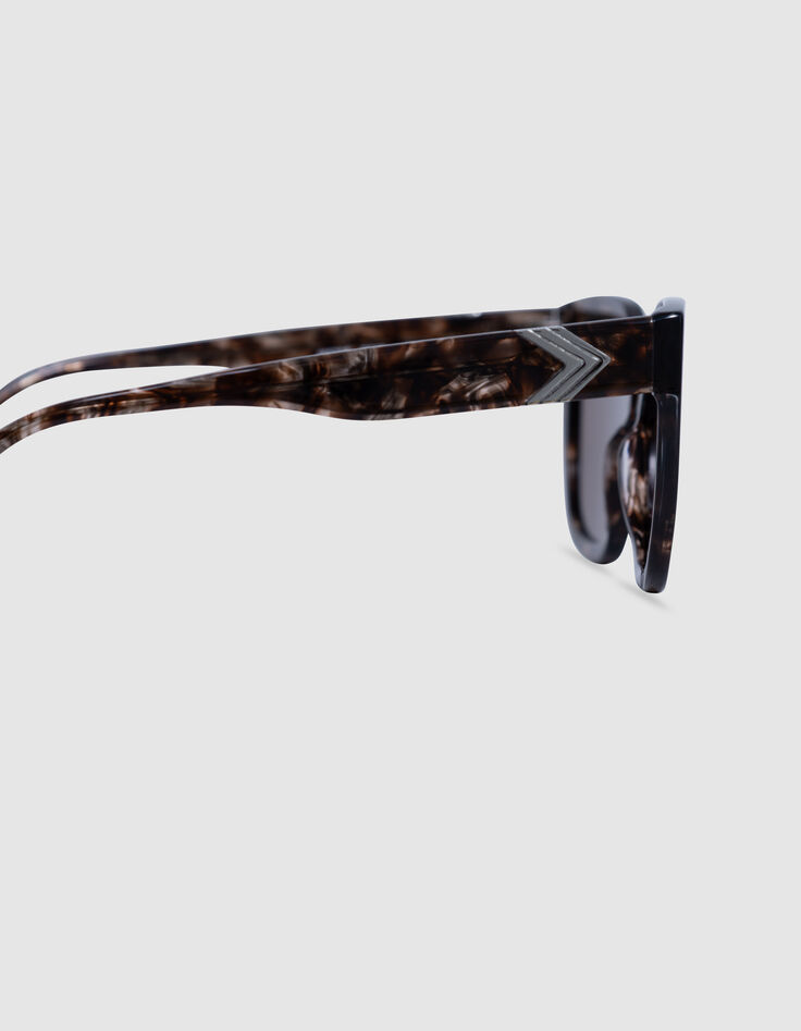 Dunkelbraune Sonnenbrille Carla dunkelbraune Gläser-2
