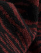 Echarpe bordeaux tricot jacquard zèbre Femme-5 Echarpe bordeaux tricot jacquard zèbre Femme-5