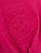 Girls&rsquo; fuchsia T-shirt with rosette and bow-3
