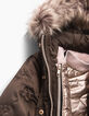 Parka 3 en 1 kaki avec doudoune réversible fille -6
