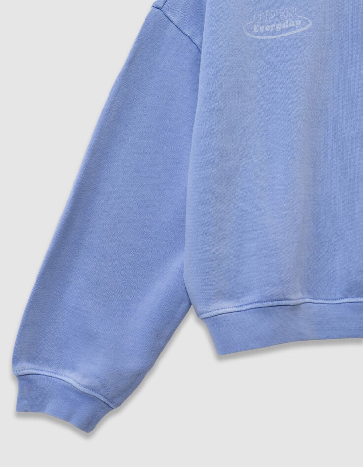 Sudadera amarilla mensajes delante espalda ni&ntilde;a-4