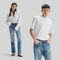 Unisex indigo WATERLESS denim REGULAR Gender Free jeans - IKKS image number 1