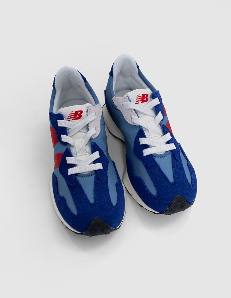 Blaue und rote NEW BALANCE 327 Sneaker für Jungen-4