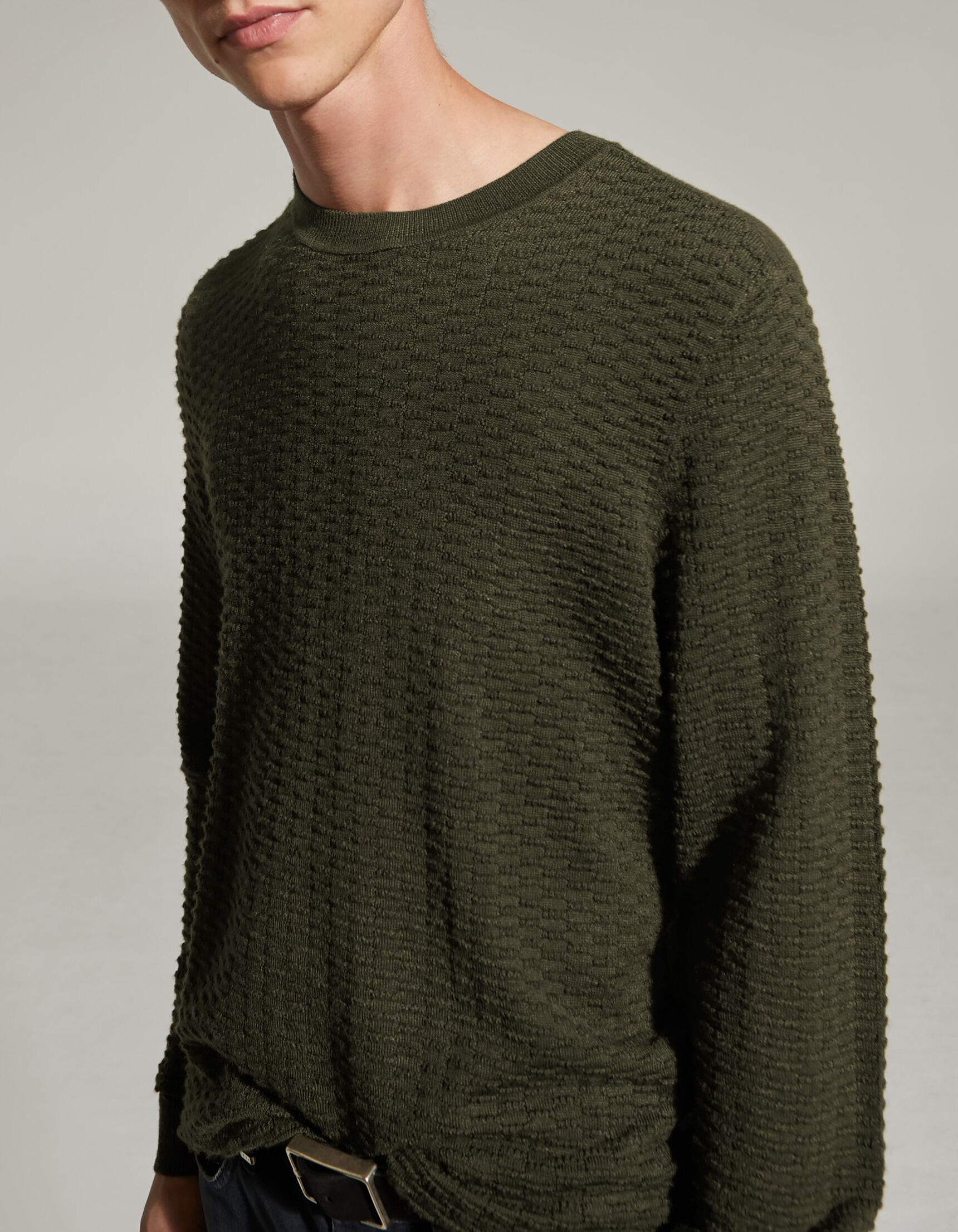 Kaki new arrivals trui heren