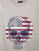 Boys’ mid-grey marl skull T-shirt-2