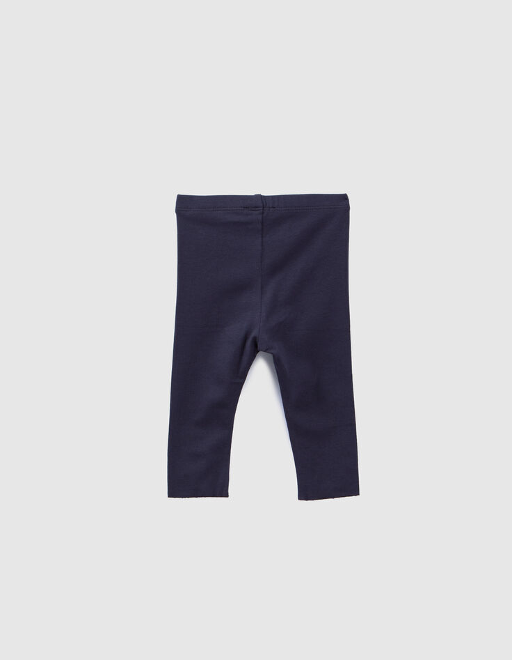 Leggings marine b&eacute;b&eacute; fille-3