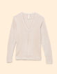 Pull dor&eacute; tricot lurex jeux de c&ocirc;tes I.Code-6