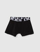 Boxers noir et kaki garçon-2