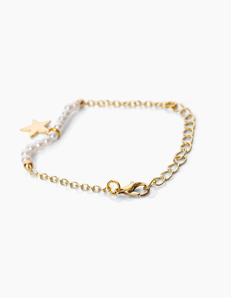 Girls’ slogan and bead bracelets-5