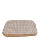  mand beige aankleedmatje ruitmotief NORO-1