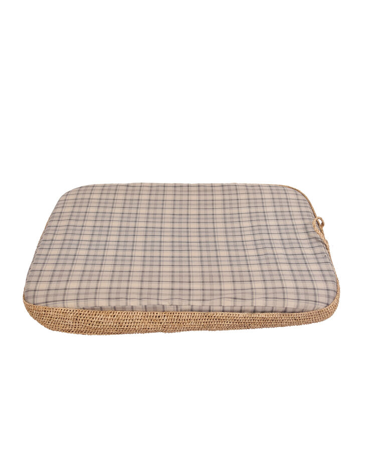  mand beige aankleedmatje ruitmotief NORO-1