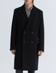 Men’s black Pure Edition double-breasted coat-2