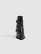 Botines Santiags cuero negro ojales Line 111 para Mujer-2