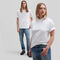 Unisex white cotton embroidered Gender Free T-shirt - IKKS image number 1