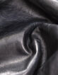 Bomber noir en cuir à parmenture amovible Homme-9