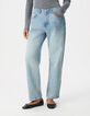 Jean droit bleu 7/8e Anders Femme-2