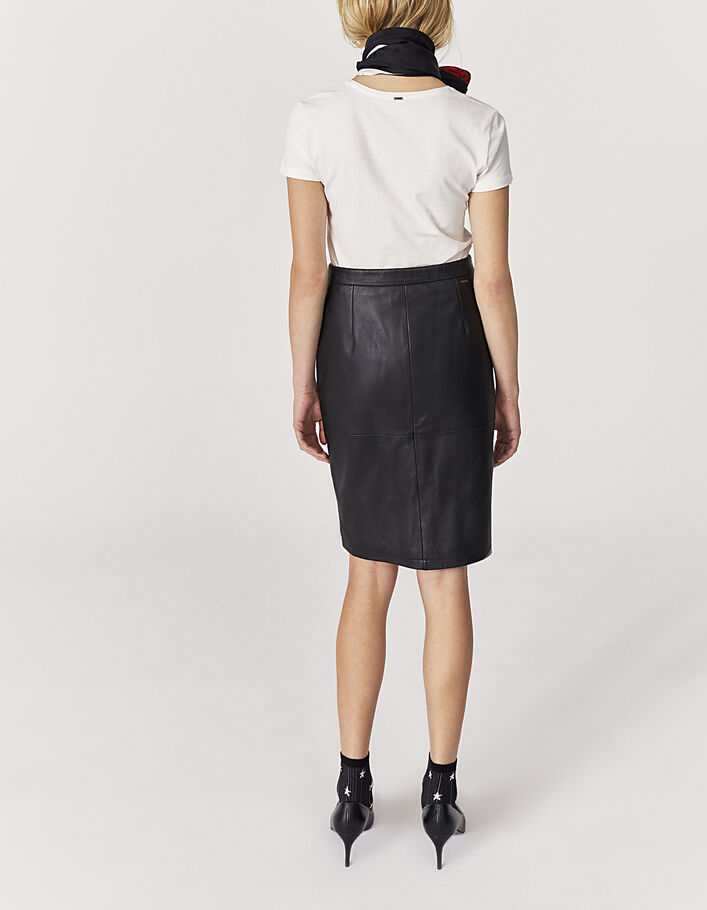 Leather pencil skirt - IKKS
