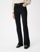 Jean flare noir taille haute Jodie Femme-2