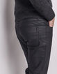Men's slim coated jeans-4