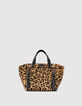 Bolso cuero LE 1440 MEDIUM acolchado espiga mujer-2