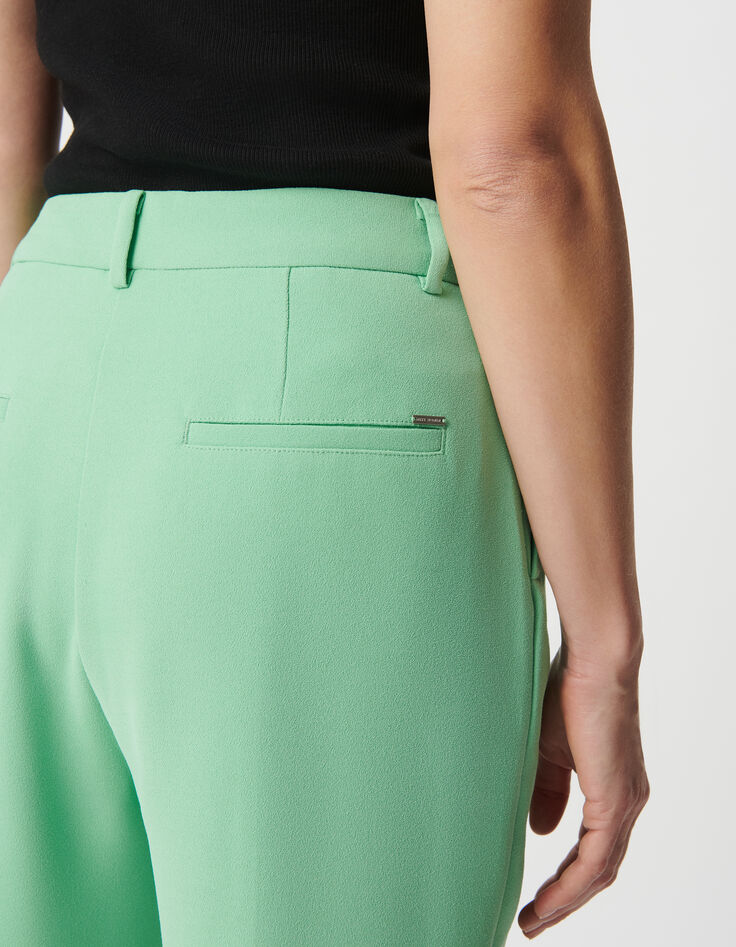 Damesbroek in groen gerecycled polyester-5