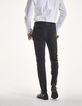 Pantalon marine &agrave; revers infroissable Homme-3