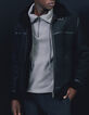 Bombardier noir en cuir retourn&eacute; Homme-5