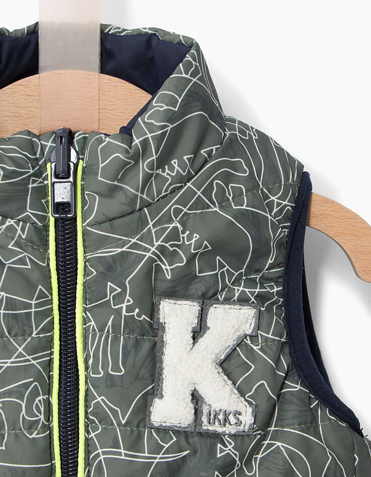 Baby boy reversible gilet -5