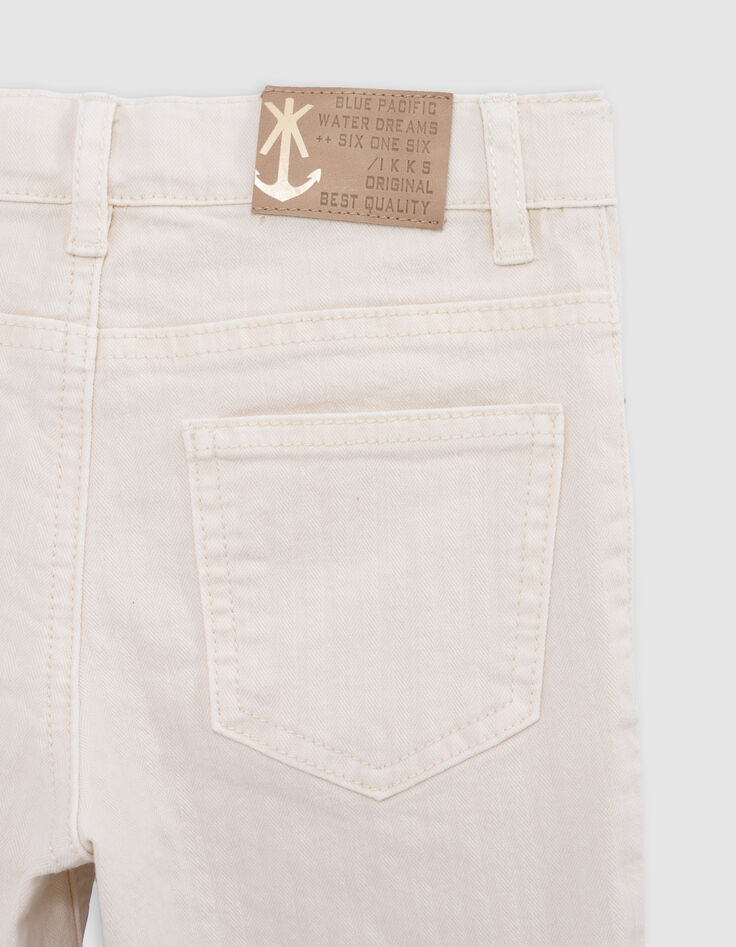 Beige REGULAR-Jungenjeansbermudas-8