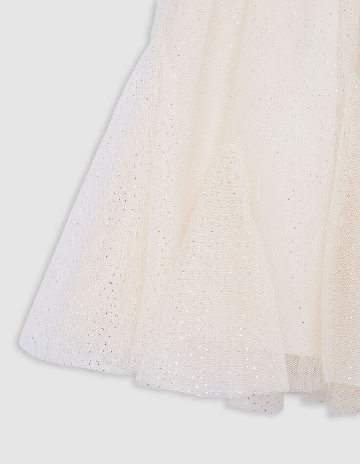 Jupe-tutu écrue pailletée fille-6