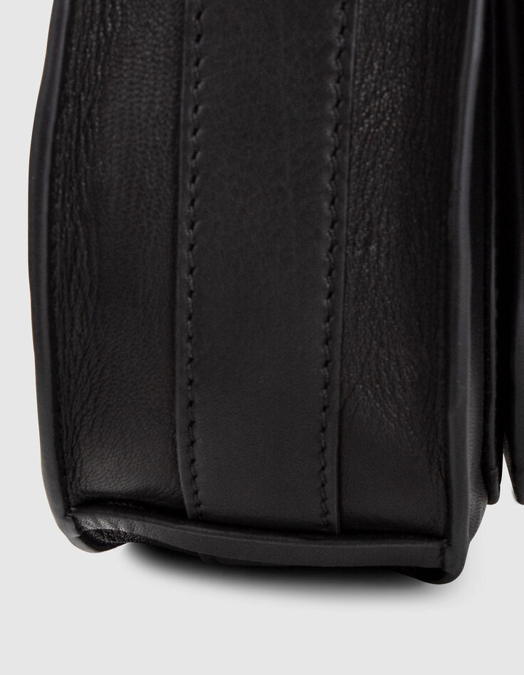 Sac besace The Waiter noir en cuir Femme-6