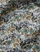Chemise kaki imprimé fleurs vertes garçon-6