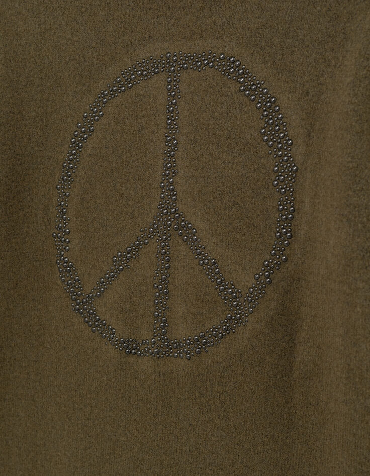 Women's peace & love Strickkleid mit Nieten im Rücken-3