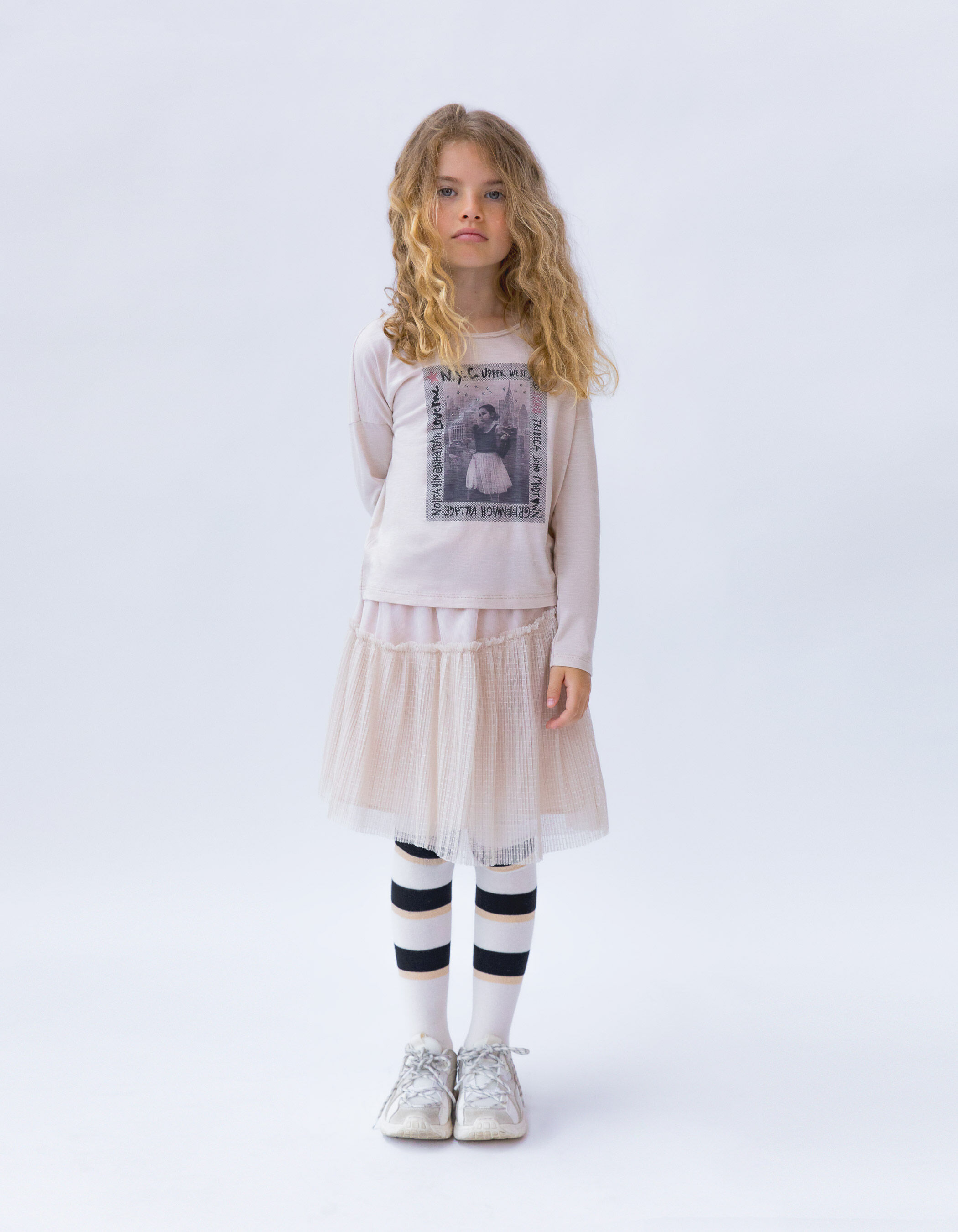 Jupe 2025 beige fille