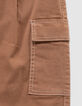 Camel wideleg jeans battlestijl meisjes-7