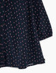 Robe-chemise navy imprimé éclairs fille-5