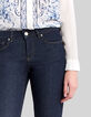 Jean SLIM taille basse brut femme-4