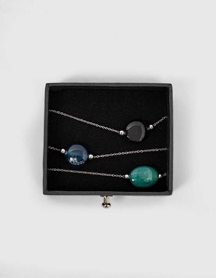 Women’s set of 3 bracelets with stones - IKKS